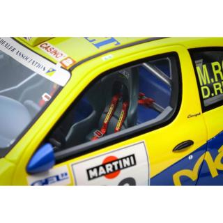 RENAULT MEGANE MAXI #33 M. ROWE- SAN REMO 199 OttO mobile 1:18 Resinemodell (Türen, Motorhaube... nicht zu öffnen!)